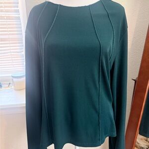 Elegant Green Women's Top